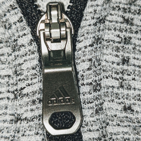 Adidas Zippered Pullover Sweatshirt Size Medium - Picture 5 of 9